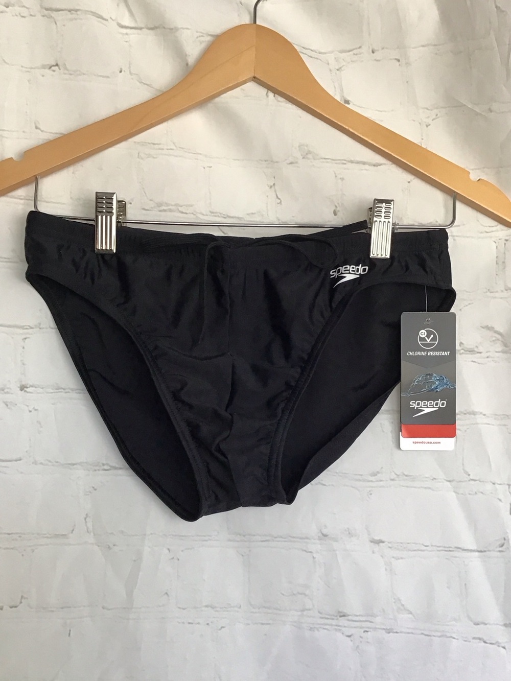 Speedo Black Men's Performance Swim Brief
